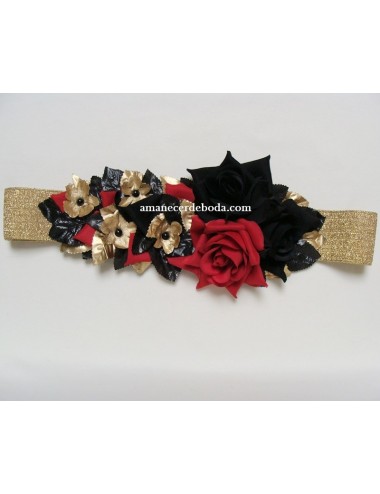 Cinturón fiesta flores Genova