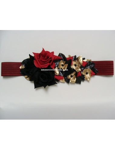 Cinturón fiesta flores Genova