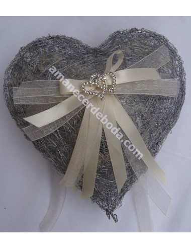 Cojín anillos de boda