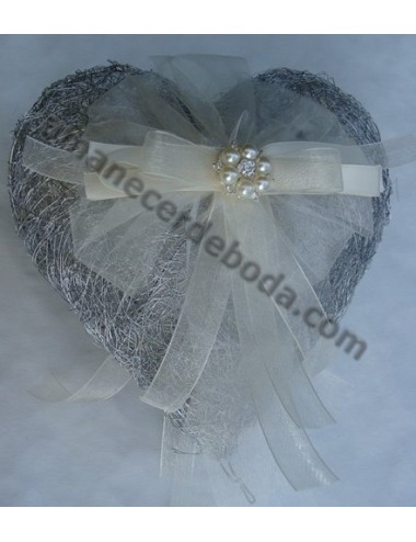 Cojín anillos de boda