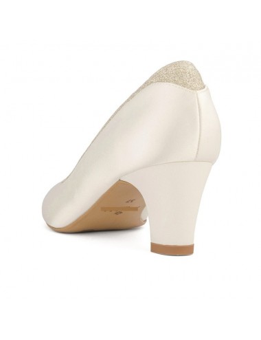 Zapato Novia Poco Tacón