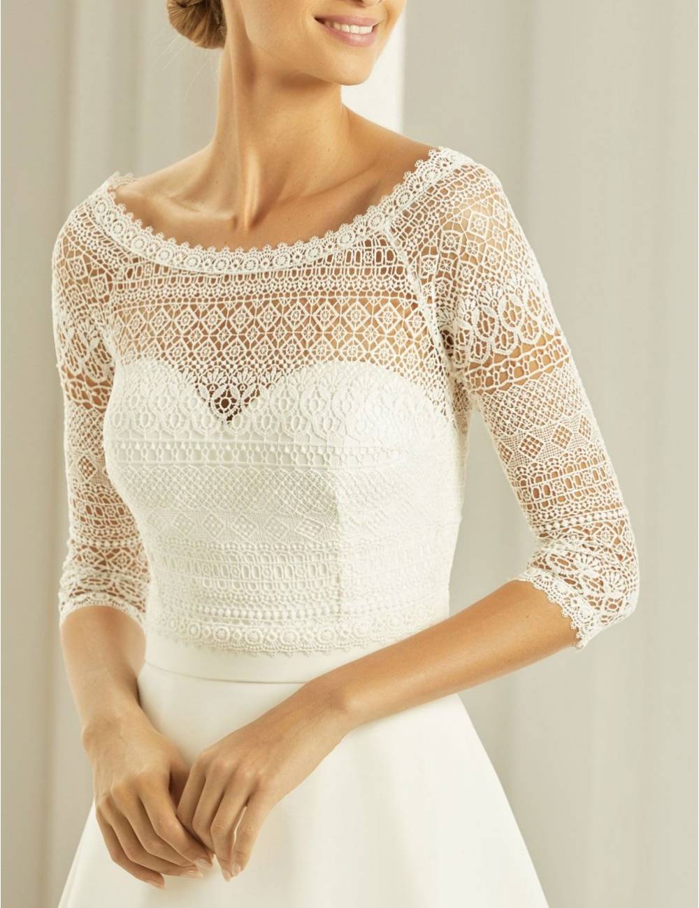 Bolero novia encaje