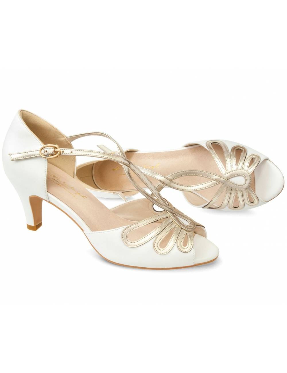 Zapatos Novia tacones bajos y comodos