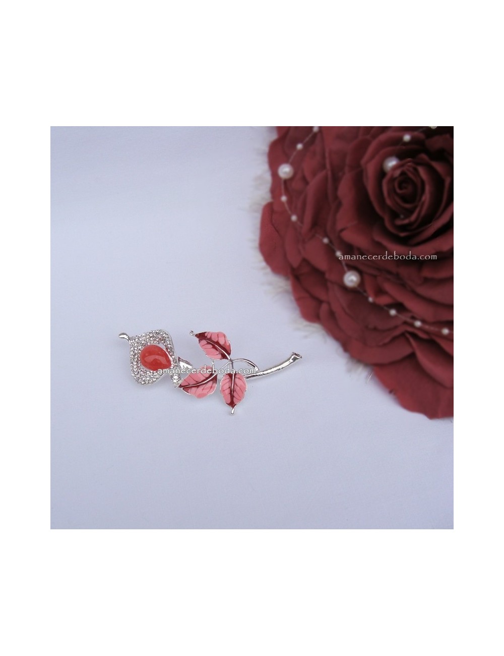 Broche Ramo Novia Cala