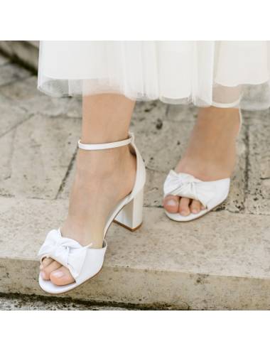 Sandalias Blancas Novia