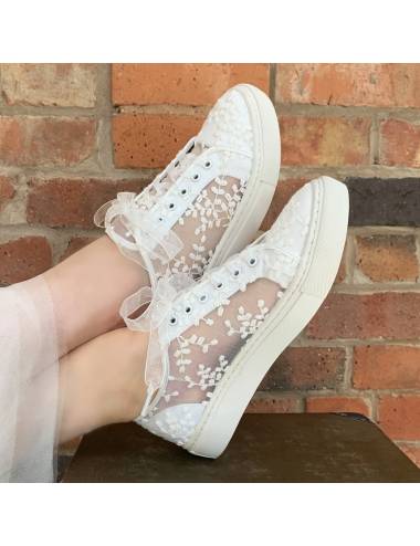 Bambas de novia. Zapatillas novia