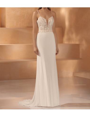 vestido de novia 2 piezas