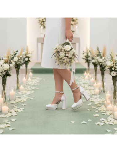chaussure mariée plateforme