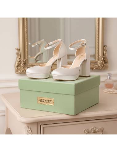 zapatos de novia cómodos con plataforma