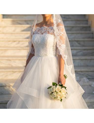 top mariée dentelle
