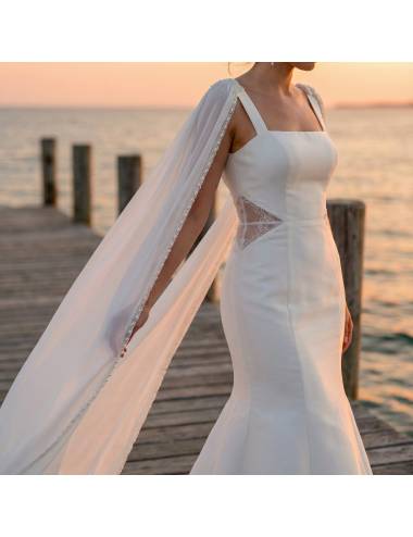 Capas de gasa para vestidos de novia