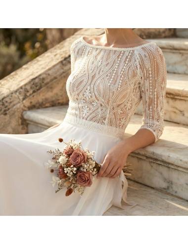 Bolero de novia de encaje