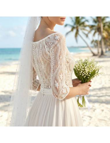 bolero sposa pizzo