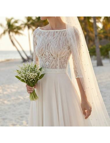 bolero sposa pizzo