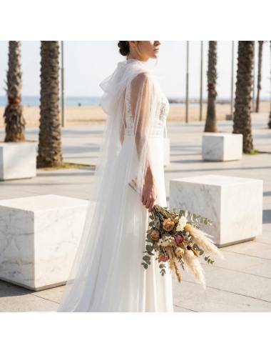 mantella sposa alternativa al velo tradizionale